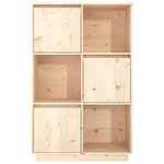 vidaXL Buffet haut 74x35x117 cm Bois massif de pin