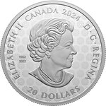 Pièce de monnaie en Argent 20 Dollars g 31.39 Millésime 2024 TRANSCENDENCE AND TRANQUILITY