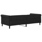 vidaXL Lit de repos noir 90x200 cm velours