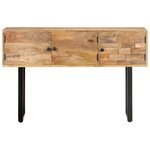 vidaXL Buffet 116x35x75 cm Bois de manguier massif