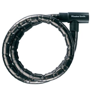 Master lock câble antivol à clé acier 1 2 m x 22 mm 8115eurdps