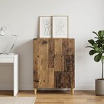 vidaXL Buffet Bois ancien 66 x 34 5 x 90 cm Bois d'ingénierie