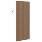 vidaXL Store de Fenêtre Géométrique Marron 90 x 220 cm Bambou