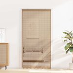 vidaXL Rideau de porte anti-insectes multicolore 100 x 200 cm Bambou