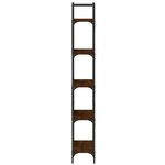 vidaXL Bibliothèque à 5 niveaux chêne marron 60 5x24x166 5 cm