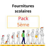Kit de fournitures scolaires pour collégien·ne de 5ème