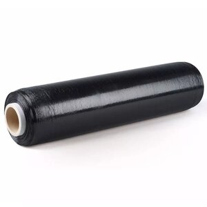 Film étirable manuel opaque noir - (450 mm x 270 M) - Carton de 6 bobines – Bulteau Systems