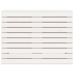 vidaXL Panier à linge blanc 88 5x44x66 cm bois massif de pin