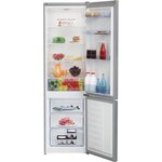 BEKO - RCSA270K30XBN - Réfrigérateur congélateur bas - 262 L (175+87) - Froid statique - MinFrost - A+ - Métal brossé