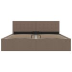 vidaXL Cadre de lit à rangement hydraulique sans matelas 180x200 cm