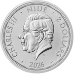 Monnaie SLOVAK EAGLE Four Elements Power Coin x Czech Mint Official Edition 1 Oz Argent 2$ Niue 2026