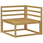 vidaXL Canapé d'angle extérieur Blanc 83 x 83 x 73 cm