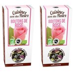 Fleurs comestibles bio - Boutons de Rose 60 g