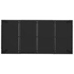 vidaXL Ensemble à manger jardin et coussins 7 Pièces Noir et gris Rotin