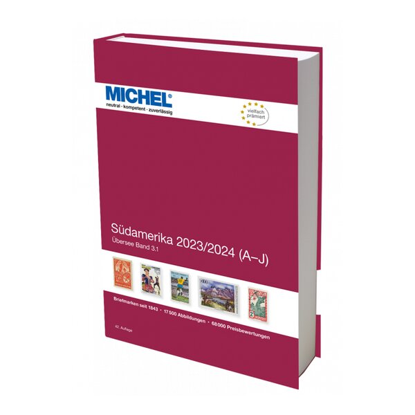 Catalogue de cotation Michel timbres d'Amérique du Sud 2023-2024.
