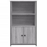 vidaXL Buffet haut sonoma gris 62x32x103 5 cm bois d'ingénierie