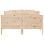 vidaXL Cadre de lit sans matelas 150x200 cm bois de pin massif