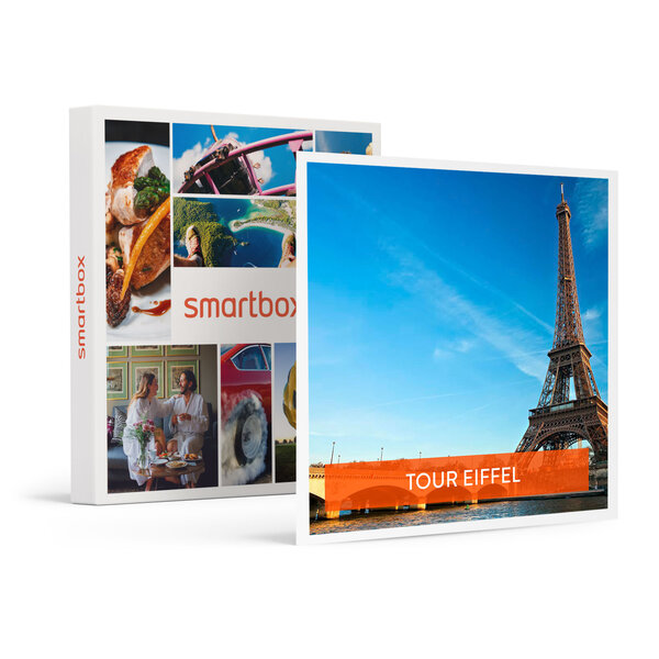 SMARTBOX - Coffret Cadeau Billet-coupe file pour le 2e étage de la tour Eiffel et audio-guide pour 2 adultes et 2 enfants -  Sport & Aventure