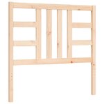 vidaXL Cadre de lit sans matelas 100x200 cm bois massif de pin