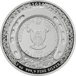 Monnaie BAPTISM OF FIRE Witcher Book 2 Oz Argent 1000 Francs Cameroon 2025 (PRÉCOMMANDE)