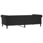 vidaXL Lit de jour sans matelas noir 90x200 cm similicuir