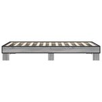 vidaXL Cadre de lit Sonoma gris 80 x 200 cm Bois d'ingénierie