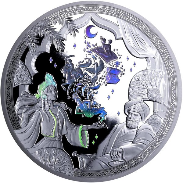 Pièce de monnaie en Argent 200 Francs g 62.2 (2 oz) Millésime 2025 Echoes of the Ancient East