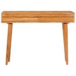 vidaXL Table console Marron 110 x 30 x 80 cm Bois d'Acacia Massif