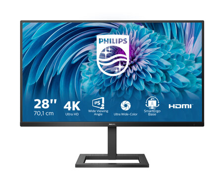 Philips e line 288e2uae/00 écran plat de pc 71 1 cm (28") 3840 x 2160 pixels 4k ultra hd lcd noir