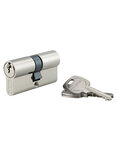 THIRARD - Cylindre de serrure double entrée STD UNIKEY (achetez-en plusieurs  ouvrez avec la même clé)  30x30mm  3 clés  nickelé