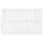 vidaXL Tête de lit murale Blanc 95 5x3x60 cm Bois massif de pin