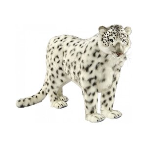 Hansa Peluche Geante Leopard des Neiges 95 cm H et 122 cm L