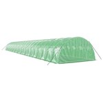 vidaXL Serre avec cadre en acier vert 96 m² 24x4x2 m