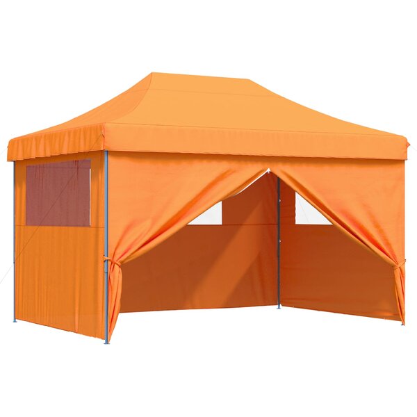 vidaXL Tente de fête 279 x 410 x 315 cm Orange Tissu Oxford