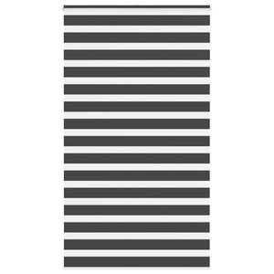 vidaXL Store zèbre noir 135x200 cm largeur du tissu 130 9 cm polyester