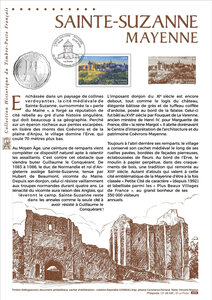 Document philatélique - Sainte-Suzanne - Mayenne