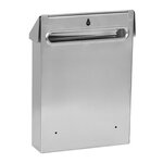 Boîte aux Lettres Acier Inoxydable  Smart E5727  Fente Arrière  Anticorrosion  Inox