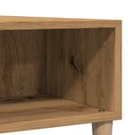 vidaXL Table basse chêne artisanal 60x60x30 cm bois d'ingénierie