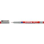 Feutre Non Permanent 151 F Rouge Pointe Fine 0 6 mm x 10 EDDING