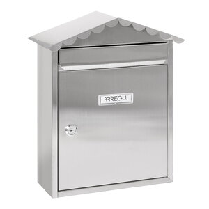 Boîte aux Lettres en Acier Inoxydable  Visit E5747  Anti-pluie  Inox