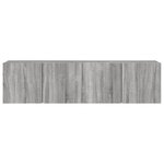 vidaXL Meubles TV muraux 2 Pièces sonoma gris 80x30x41 cm