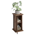 FMD Table d'appoint avec porte 57 4 cm Sombre de style ancien