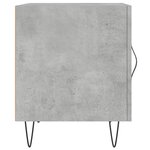 vidaXL Tables de chevet 2 Pièces gris béton 40x40x50 cm bois d’ingénierie