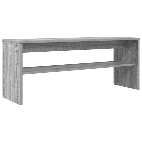 vidaXL Meuble TV Gris Sonoma 100 x 30 x 40 cm Bois d'ingénierie