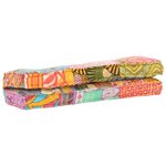 vidaXL Coussin de canapé palette Multicolore Tissu Patchwork