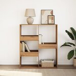 vidaXL Bibliothèque/Séparateur de pièce chêne artisanal 100x33x115 cm