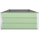 vidaXL Jardinière Vert pastel 195 x 100 x 45 cm Acier galvanisé