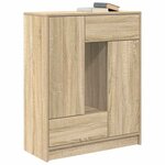 vidaXL Buffet avec tiroirs et portes chêne sonoma 73x31x90 cm