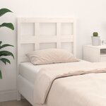 vidaXL Tête de lit Blanc 95 5x4x100 cm Bois massif de pin