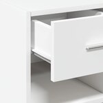 vidaXL Buffet blanc 30x42 5x93 cm bois d'ingénierie